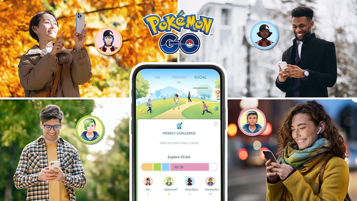 Relevez des Défis Hebdomadaires en Groupe dans Pokémon GO !