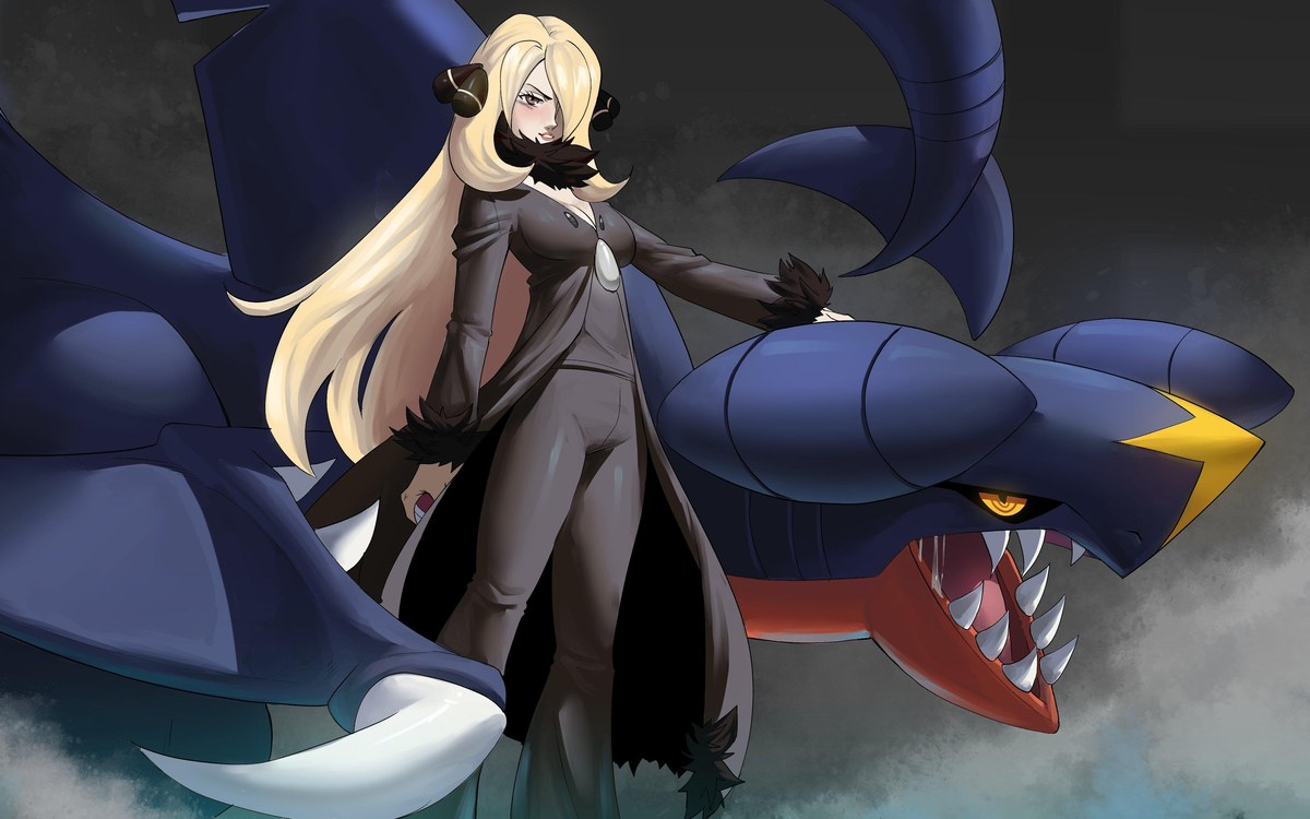 Cynthia Returns in Arc Suit and Garchomp in Pokémon Masters EX
